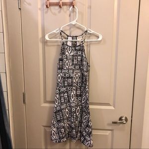 Mossimo Black, White and Gray Dress